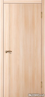 Межкомнатная дверь Зодчий "Стиль 1", Дуб беленый глухая, ПВХ